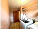 Laundry room with appliances and storage, designed for efficiency and functionality at 7621 Forest Dr, Fishers, IN 46038