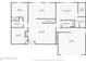 Floor plan of home showing layout of bedrooms, kitchen, living room, and primary rooms at 8310 Goat Hollow Rd, Martinsville, IN 46151
