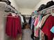 Walk-in closet featuring an expansive layout and ample clothing storage at 8310 Goat Hollow Rd, Martinsville, IN 46151