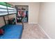 Bedroom with bunk bed and open closet at 8814 W 30Th St, Indianapolis, IN 46234