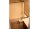 Bathroom with a tub-shower combination, vanity, and toilet at 8912 Hosta Way, Indianapolis, IN 46113
