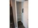 Bright pantry featuring patterned wallpaper and ample wire shelving for optimal organization at 8912 Hosta Way, Indianapolis, IN 46113