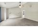 Large main bedroom features vaulted ceiling and natural lighting at 9583 Greenthread Dr, Zionsville, IN 46077