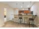 Finished basement with bar and entertainment space, perfect for gatherings and relaxation at 9749 Soaring Eagle Ln, Fishers, IN 46055