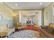 Spacious living area with open layout, flowing seamlessly into the dining room at 9749 Soaring Eagle Ln, Fishers, IN 46055