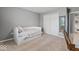 Comfortable bedroom with built-in storage and a view of the backyard at 9950 Sugarleaf Pl, Fishers, IN 46038