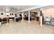 Finished basement with open layout, including a pool table, entertainment area, and plenty of room for activities at 998 Cass Dr, Franklin, IN 46131