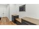 Mudroom with storage cabinets, bench seating, and a decorative calendar for Gathering organization at 11064 Hamilton Run, Zionsville, IN 46077