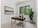 Bright home office with modern desk, natural light and minimalist design at 11064 Hamilton Run, Zionsville, IN 46077