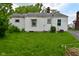 The exterior backyard offers greenery, along with a modest lawn area at 1507 N Luett Ave, Indianapolis, IN 46222