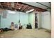 Unfinished basement with exposed ceiling and utilities at 1507 N Luett Ave, Indianapolis, IN 46222