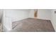 Bedroom on the top floor, carpeted floor with white walls at 202 Mckim Ave, Indianapolis, IN 46201