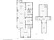 Detailed layout showcasing the bedroom, bathroom, closet, staircase, and primary bedroom at 202 Mckim Ave, Indianapolis, IN 46201