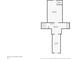 Detailed layout showcasing the bedroom, bathroom, closet and staircase at 202 Mckim Ave, Indianapolis, IN 46201