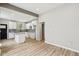 Bright modern kitchen with white cabinets, island, and granite countertops at 202 Mckim Ave, Indianapolis, IN 46201