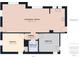 Detailed floorplan highlighting living spaces, bedrooms, bathroom, and kitchen layout with dimensions at 2314 Walnut St, Anderson, IN 46016