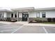 The community Amenity Center features a welcoming entrance and well-maintained landscaping at 2628 Lamar Dr, Whitestown, IN 46075