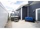 Backyard with hot tub, patio, and comfortable outdoor seating, perfect for relaxing and entertaining at 2628 Lamar Dr, Whitestown, IN 46075