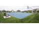 Community basketball court surrounded by benches and greenery, offering recreational opportunities at 2628 Lamar Dr, Whitestown, IN 46075