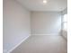 A small empty bedroom with a window at 2628 Lamar Dr, Whitestown, IN 46075