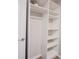 Bright walk-in closet with open shelves and ample storage space at 2628 Lamar Dr, Whitestown, IN 46075