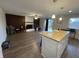 Open kitchen flows into a living room with fireplace, creating a welcoming space at 2935 Flintwood Dr, Columbus, IN 47203