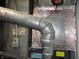 Close up of the furnace at 3426 Ireland Dr, Indianapolis, IN 46235