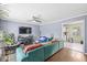 Spacious living room with bright, natural light and hardwood floors at 4050 Westover Dr, Indianapolis, IN 46268
