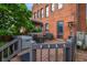 Back deck featuring outdoor seating and a grill at 419 N College Ave, Indianapolis, IN 46202