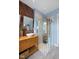Modern bathroom with a glass-enclosed shower and stylish vanity at 419 N College Ave, Indianapolis, IN 46202