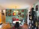 Bright dining room featuring unique decor, a modern chandelier, and hardwood flooring at 4820 Nowland Ave, Indianapolis, IN 46201