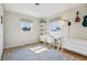 Inviting bedroom featuring natural light, a stylish rug, and white furniture at 5987 E 100 N, Franklin, IN 46131
