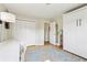 Serene bedroom features hardwood floors, white built-ins, and ample closet space at 5987 E 100 N, Franklin, IN 46131