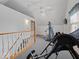 Upstairs bonus room with exercise equipment and vaulted ceiling at 6086 W 850 S, Edinburgh, IN 46124