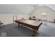 Spacious game room with ping pong and pool tables plus ample light at 6086 W 850 S, Edinburgh, IN 46124