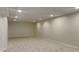 A large open basement area, ideal for recreational activities or additional living space at 6420 Greenspire Pl, Indianapolis, IN 46221