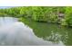 Scenic aerial view of lakefront property surrounded by lush green trees at 7 Lake Hart, Mooresville, IN 46158