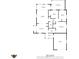 Detailed floor plan of the home showcasing the layout, including a living room, kitchen, and Primary bedroom at 7 Lake Hart, Mooresville, IN 46158