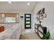 Inviting entryway with a modern front door, stylish console table, and neutral decor at 8049 Burn Ct, Indianapolis, IN 46217