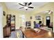 Inviting dining room with hardwood floors, natural light, and a seamless flow to the living spaces at 844 N Emerson Ave, Indianapolis, IN 46219