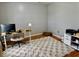 Home office space with desk, chair, and storage, providing a functional and organized workspace at 1112 W Nature Pointe Ln, Muncie, IN 47304