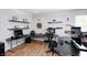 Bright office with laminate floors, and flexible space for multiple workstations at 11121 Godfrey Dr, Noblesville, IN 46060