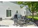 The patio includes a fire pit with seating and a grill, perfect for entertaining and outdoor enjoyment at 11121 Godfrey Dr, Noblesville, IN 46060