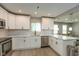 Stylish kitchen with stainless steel appliances and a breakfast bar at 1215 N Pershing Ave, Indianapolis, IN 46222