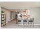 Open concept living space with direct view into newly renovated kitchen at 1215 N Pershing Ave, Indianapolis, IN 46222