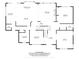 Detailed first floorplan showcasing layout including kitchen, living room, dining room, breakfast nook and office at 12399 Lynnwood Blvd, Carmel, IN 46033