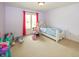 bedroom with window and carpeted floors at 1297 Morningside Dr, Greenfield, IN 46140