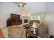 Cozy living room with a vaulted ceiling, fireplace, and comfortable seating arrangement at 1297 Morningside Dr, Greenfield, IN 46140