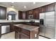 Well-equipped kitchen featuring stainless steel appliances and granite countertops at 13499 Molique Blvd, Fishers, IN 46037