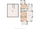 Detailed floor plan illustrating the layout of the home, including room dimensions and flow at 1602 Villa Ave, Indianapolis, IN 46203